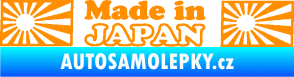 Samolepka Made in Japan 002 oranžová