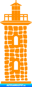 Samolepka Maják 001 oranžová