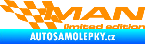 Samolepka MAN limited edition levá oranžová