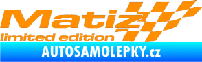 Samolepka Matiz limited edition pravá oranžová