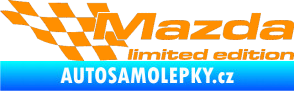 Samolepka Mazda limited edition levá oranžová