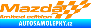 Samolepka Mazda limited edition pravá oranžová