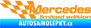 Samolepka Mercedes limited edition levá oranžová