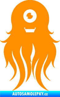 Samolepka Monstrum 002 levá oranžová