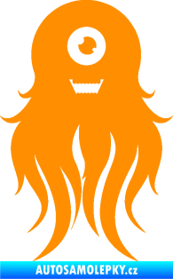Samolepka Monstrum 002 pravá oranžová