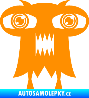 Samolepka Monstrum 003 levá oranžová