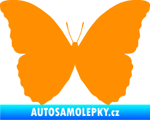 Samolepka Motýl 008 oranžová