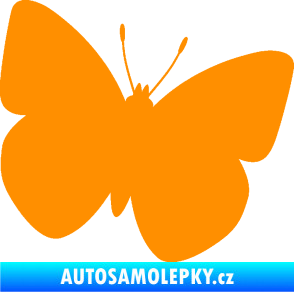 Samolepka Motýl 011 pravá oranžová