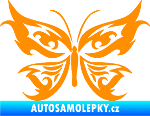 Samolepka Motýl 012 oranžová