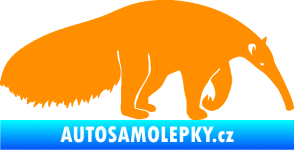 Samolepka Mravenečník 001 pravá oranžová