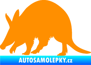 Samolepka Mravenečník 002 levá oranžová