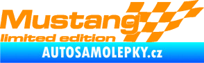 Samolepka Mustang limited edition pravá oranžová