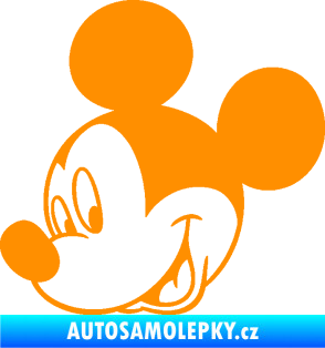 Samolepka Myšák Mickey 001 levá oranžová