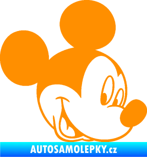 Samolepka Myšák Mickey 001 pravá oranžová