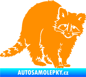 Samolepka Mýval 002 pravá oranžová