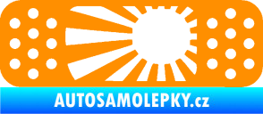 Samolepka Náplast 002 levá oranžová