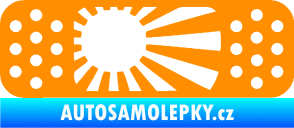 Samolepka Náplast 002 pravá oranžová