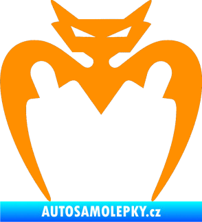 Samolepka Netopýr 001  oranžová