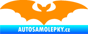 Samolepka Netopýr 006 oranžová