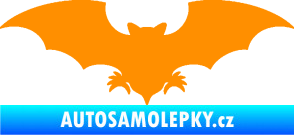 Samolepka Netopýr 007 oranžová