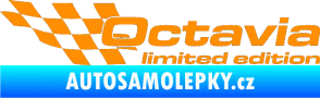 Samolepka Octavia limited edition levá oranžová