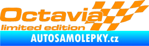 Samolepka Octavia limited edition pravá oranžová