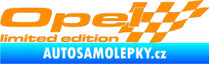 Samolepka Opel limited edition pravá oranžová