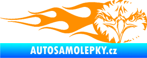 Samolepka Orel 004 pravá oranžová