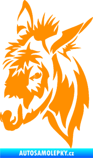 Samolepka Osel 004 levá oranžová