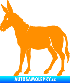 Samolepka Osel 008 levá oranžová
