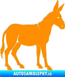Samolepka Osel 008 pravá oranžová