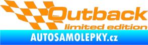 Samolepka Outback limited edition levá oranžová