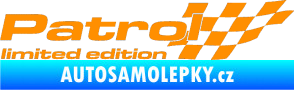 Samolepka Patrol limited edition pravá oranžová