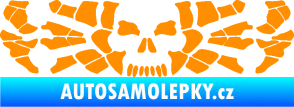 Samolepka Pavouk 017 smrťák oranžová