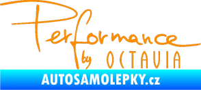 Samolepka Performance by Octavia oranžová