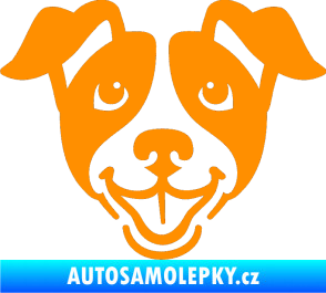 Samolepka Pes 065 oranžová
