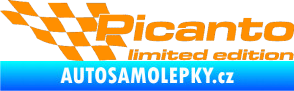 Samolepka Picanto limited edition levá oranžová