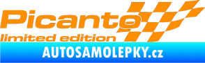 Samolepka Picanto limited edition pravá oranžová