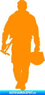 Samolepka Pilot 001 levá oranžová