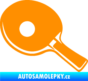 Samolepka Ping pong pálka levá oranžová