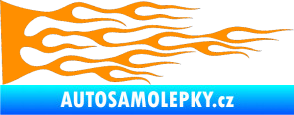 Samolepka Plameny 030 oranžová