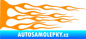 Samolepka Plameny 036 oranžová