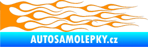 Samolepka Plameny 050 oranžová