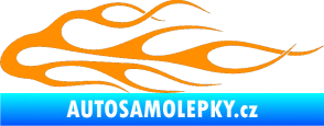 Samolepka Plameny 055 oranžová