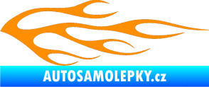 Samolepka Plameny 058 oranžová