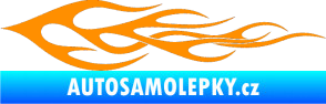 Samolepka Plameny 062 oranžová