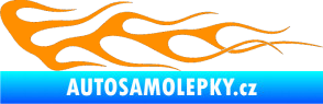 Samolepka Plameny 063 oranžová