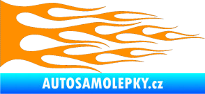 Samolepka Plameny 067 oranžová