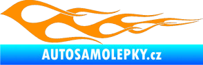Samolepka Plameny 073 oranžová