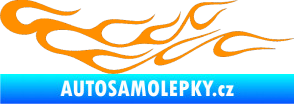 Samolepka Plameny 083 oranžová